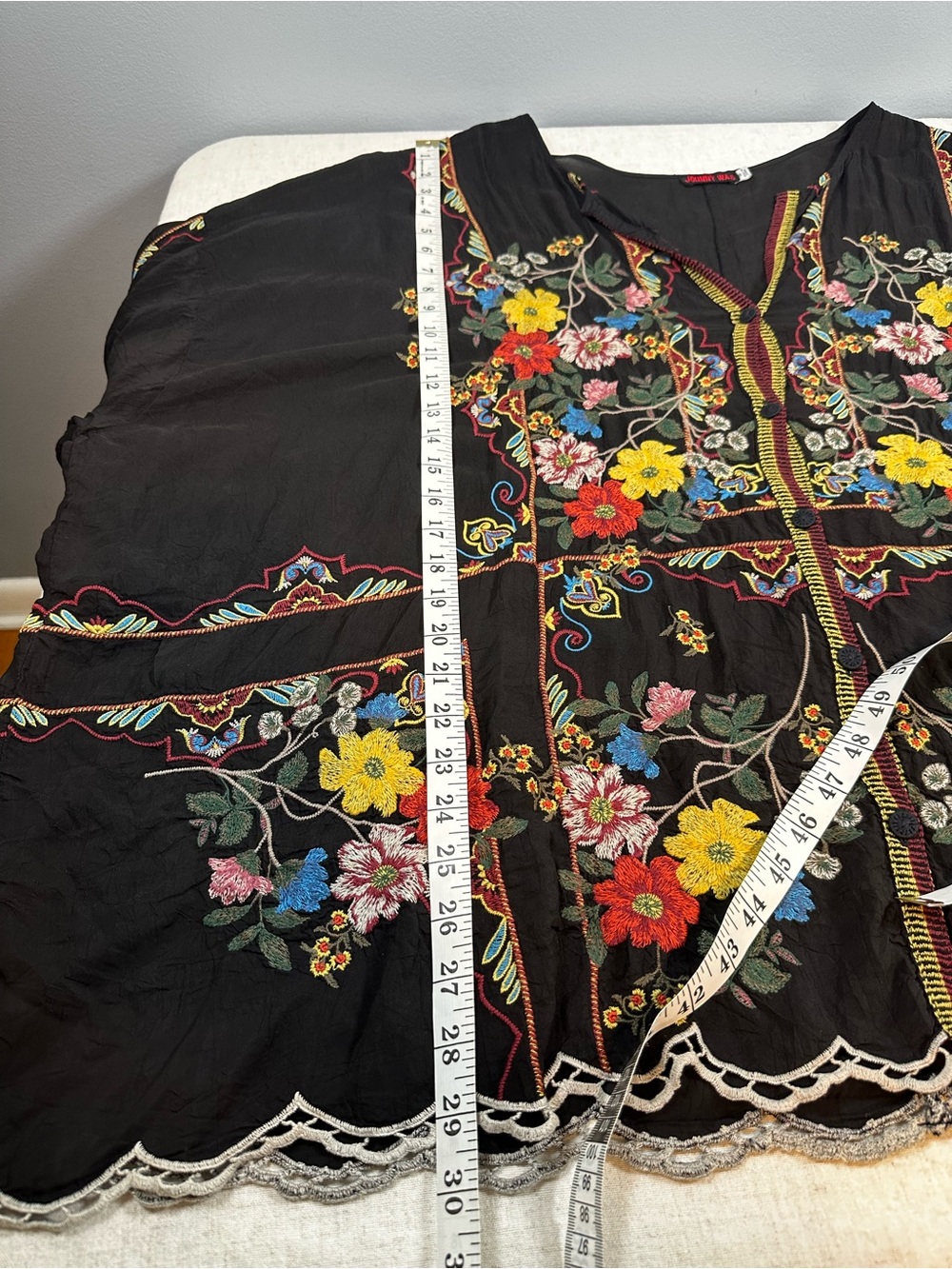 Johnny Was Cabo Blouse Size 2XL - Picture 7 of 9